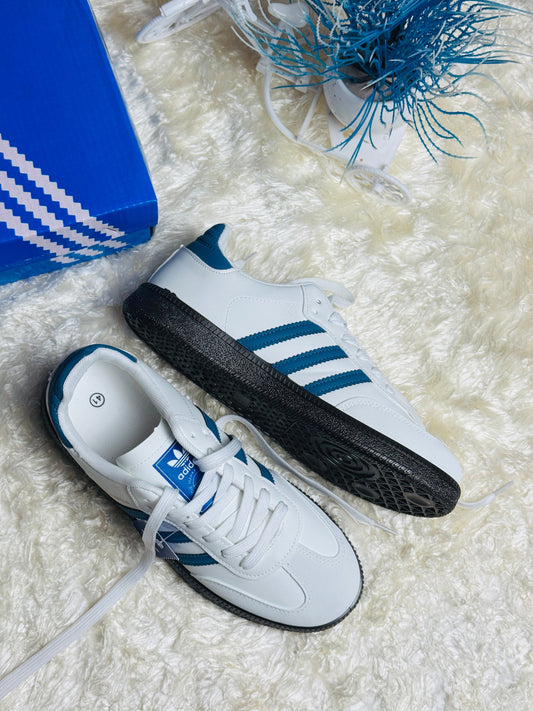 Mens SAMBA OG WHITE ROYAL BLUE (AAA GRADE)